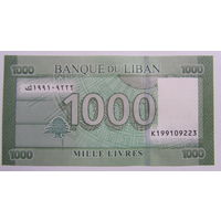 Ливан 1000 ливров 2016г UNC.