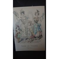 Гравюра JOURNAL DES DEMOISELLES 1898