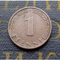 1 пфенниг 1950 (J) Германия ФРГ #07
