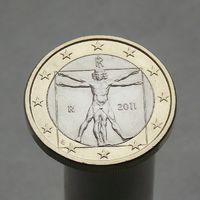Италия 1 евро 2011
