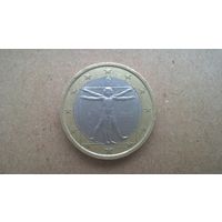 Италия 1 евро, 2002г. (U-)