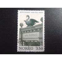 Норвегия 1995 лебедь, архитектурное излишество