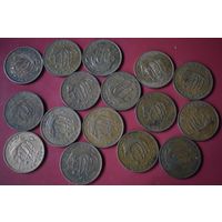 Великобритания. 13 монет пол пенни.