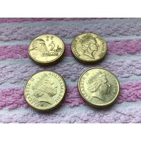 Австралия 2 доллара, 1988, 2009, 2011, 2013, 2014, 2016годы.
