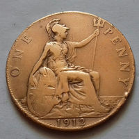 1 пенни, Великобритания 1912 г., Георг V