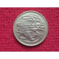 Австралия 20 центов 1967 г.