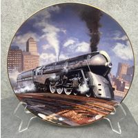 Декоративная тарелка Franklin Mint  NEW YORK CENTRAL Англия 20.5 см