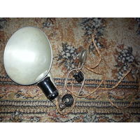 Лампа алюминий с шарниром с прищепкой СССР