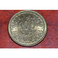 Тунис 100 миллимов 2008