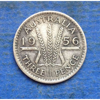 Австралия 3 пенса 1956