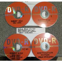 DVD MP3 дискография Robert RICH, Steve ROACH (2020-2021), AMETHYSTIUM, MYTHOS, Robin SPIELBERG - 4 DVD