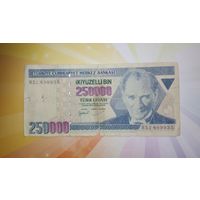 Турция 250000 лир 1970г.