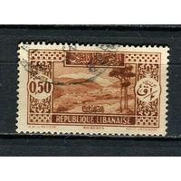 Ливан - 1930/1937 - г. Бикфайя 0,50Pia - [Mi.168I ] - 1 марка. Гашеная.  (Лот 61CP)