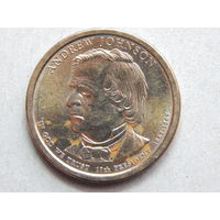 США 1 доллар 2011г.Эндрю Джонсон (17-ый президент).
