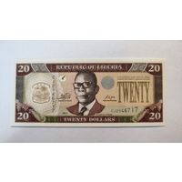 Либерия, 20 долларов 2011 г., P-28g, UNC