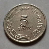5 центов, Сингапур 1969 г.
