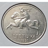 Литва 5 центов, 1991