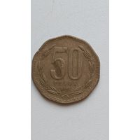 Чили. 50 песо 1999 года