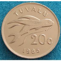Тувалу. 20 центов 1985 года  KM#5