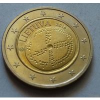 2 евро, Литва 2016 г., Балтийская культура, AU