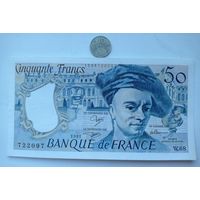 Werty71 Франция 50 франков 1991  банкнота