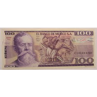 Мексика 100 песо 1982 г UNC.