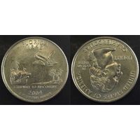 25 центов(квотер) США 2004г P, Флорида