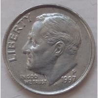 10 центов (дайм) 1997 Р США. Возможен обмен