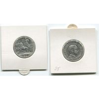 Италия. 1 лира (1913, серебро, XF)