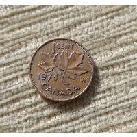 Werty71 Канада 1 цент 1974 Елизавета 2