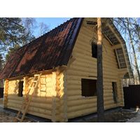 Дом сруб из бруса(бревна)проект Свирь6х6м