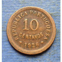 Португалия 10 центаво (сентаво) 1926