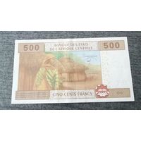 Чад. 500 франков 2002 aUNC