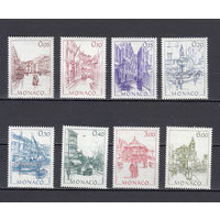 Архитектура. Монако. 1984. 8 марок. Michel N 1634-1641 (6,0 е)