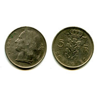 Бельгия 5 франков 1949