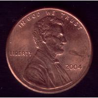 1 цент 2004 год США