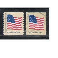 США-2007 (Мих.4203С-4204 ВС) , гаш., Стандарт, Флаг , 2 выпуска