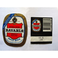 06-797 Этикетка Пиво Bavaria 1992