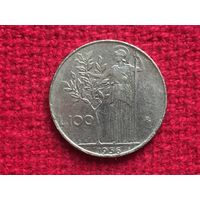 Италия 100 лир 1956 г.