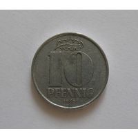 ГДР - 10 пфеннигов - 1968