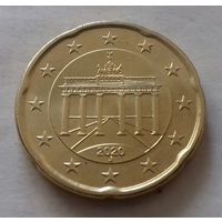 20 евроцентов, Германия 2020 J, AU