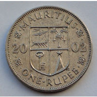 Маврикий 1 рупия. 2002