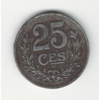 Люксембург 25 сантимов 1920 года. Редкая! (2)