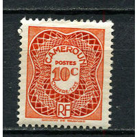 Французские колонии - Камерун - 1947 - Цифры 10С. Portomarken - [Mi.25p] - 1 марка. MH.  (Лот 94EJ)-T2P25