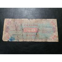 Германия 20 марок 1944 оккупация