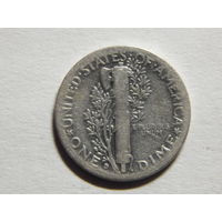 США 10 центов 1940 г