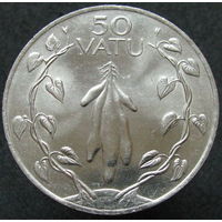 1к Вануату 50 франков 1990 (288) В КАПСУЛЕ распродажа коллеции
