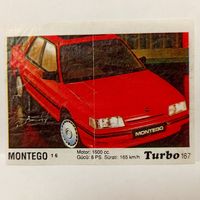 Turbo #167 (Турбо) Вкладыш жевачки Турба. Жвачки