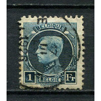 Бельгия - 1923/1925 - Король Альберт I 1Fr - [Mi.190A] - 1 марка. Гашеная.  (Лот 26CS)