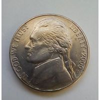 5 центов 2000 D США